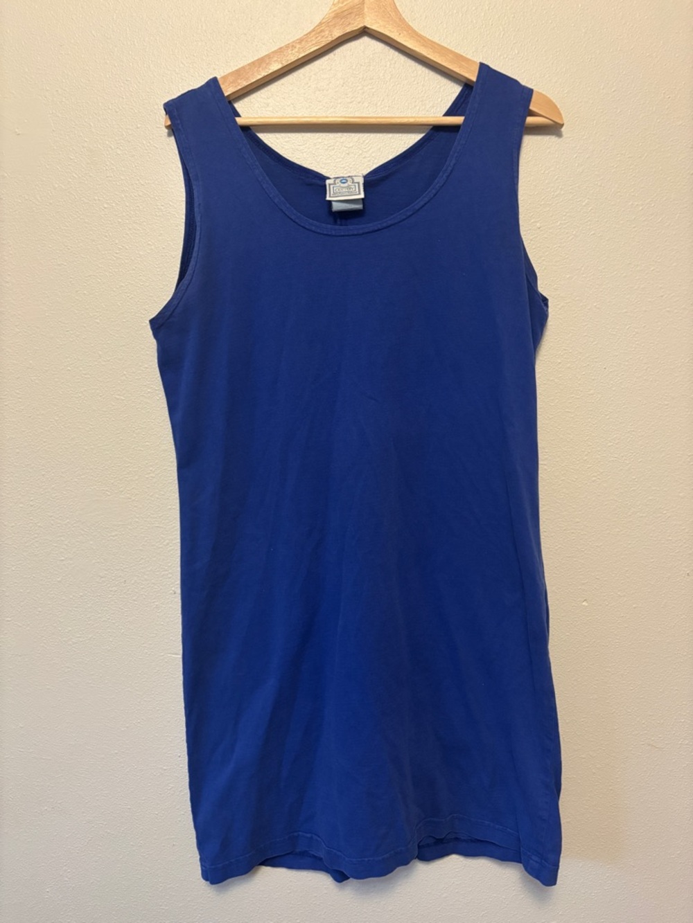 Cobalt blue cotton dress size medium
